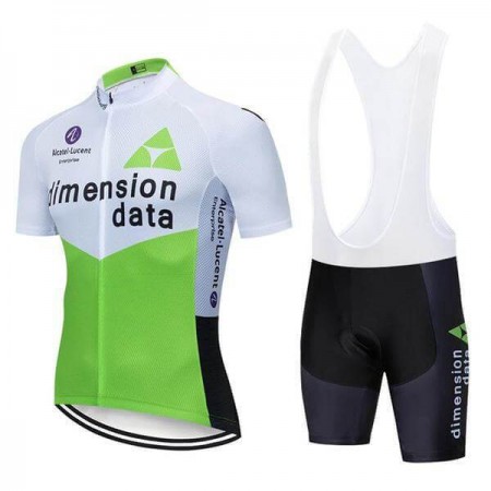 Tenue Cycliste et Cuissard à Bretelles 2019 Dimension Data N001